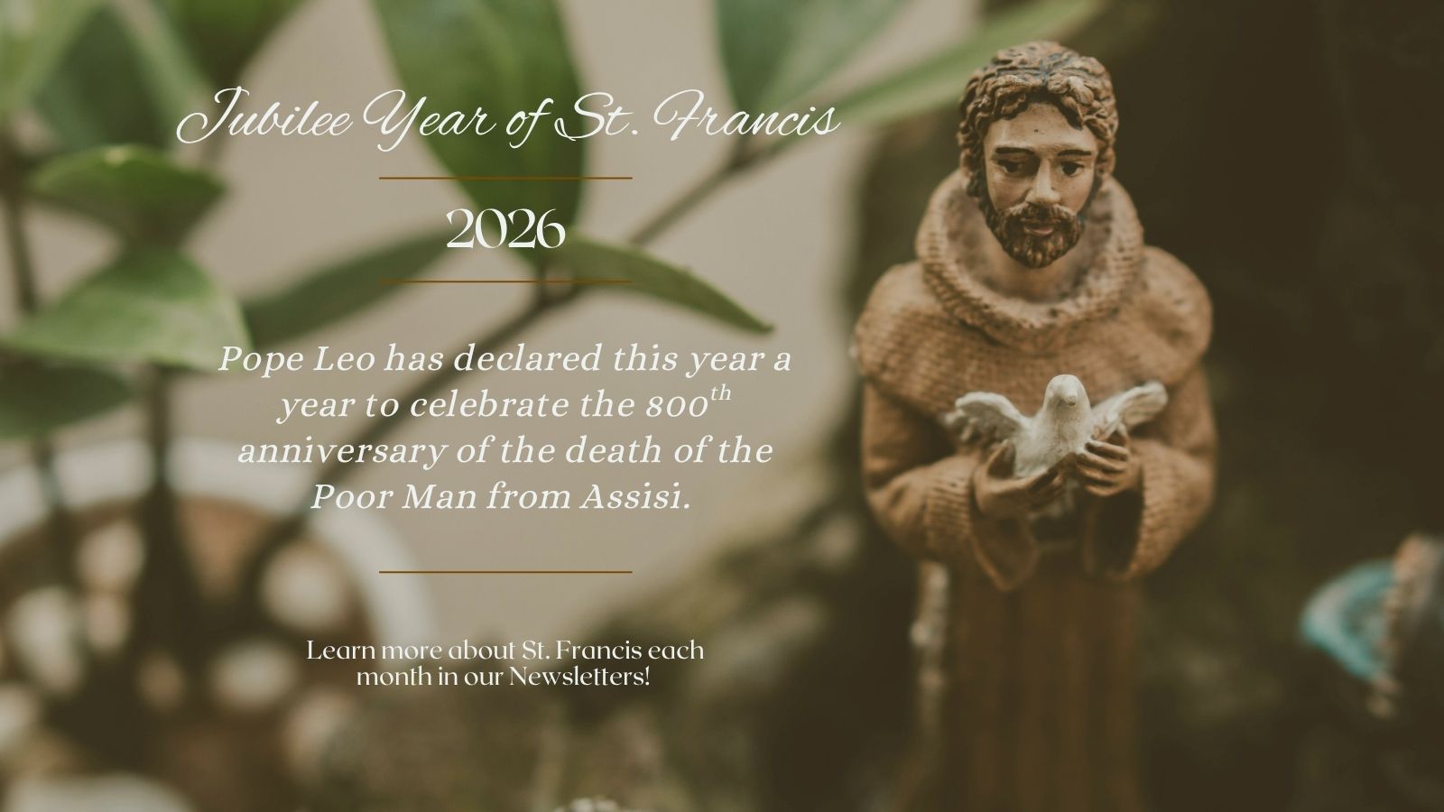 Jubilee Year of St. Francis
